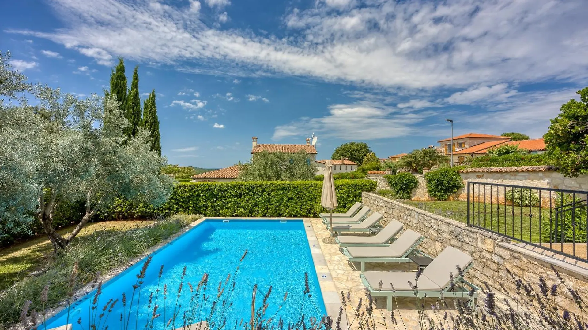 Vila Aryana With Pool - Happy Rentals Sveti Lovrec Pazenaticki