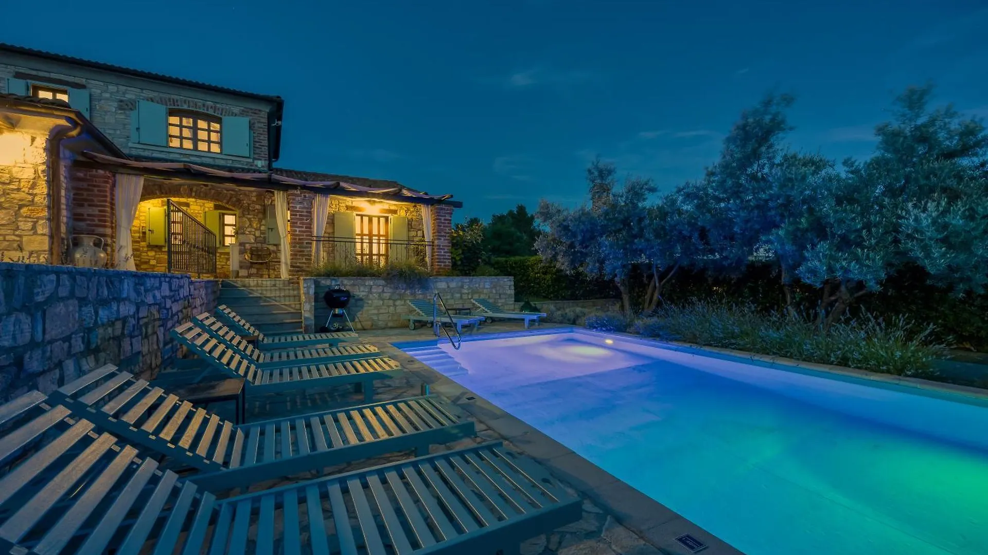 Villa Vila Aryana With Pool - Happy Rentals Sveti Lovrec Pazenaticki